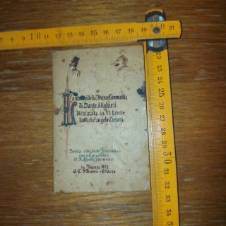 Libro La Divina Commedia 1895 Edizione Fiorentina