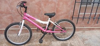 Bicicleta niña rosa 20 pulgadas