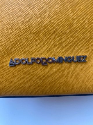 Bolso Mochila Adolfo Dominguez Amarillo
