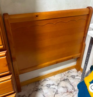 Cabezal cama madera 90cm