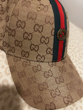 Gorra Gucci Marrón Logo GG
