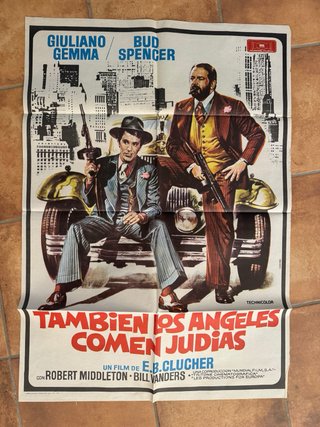 Lote posters originales Terence Hill Bud Spencer