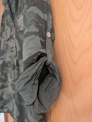 Camisa militar mujer verde