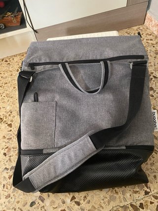 Bolso cambiador bebé gris