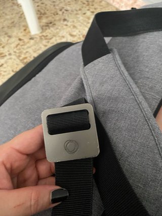 Bolso cambiador bebé gris