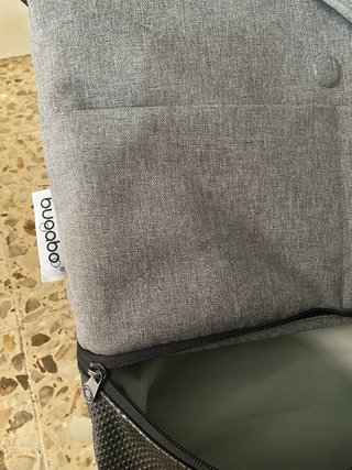 Bolso cambiador bebé gris
