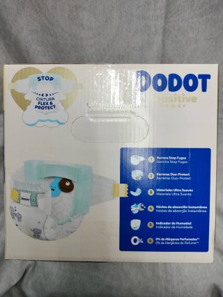 2x Dodot Sensitive T4+ 96 Fraldas