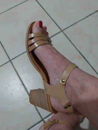 Sandali donna beige pelle taglia 36