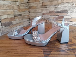 Sandalias Plataforma Fiesta Brillantes