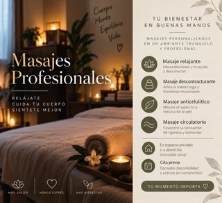 Masajes profesionales para tu bienestar
