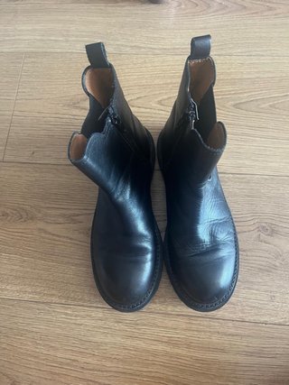 Botines piel Zara T.35