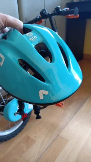 Bicicleta infantil 14 con casco