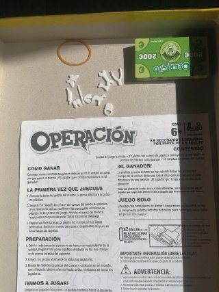 Juego de mesa Operación