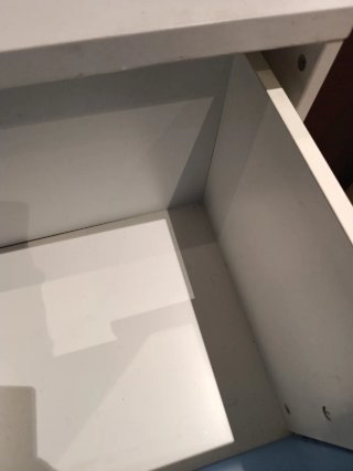 Baúl Ikea frontal azul cielo