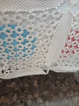 Colcha ganchillo hecha a mano .para cama de 90