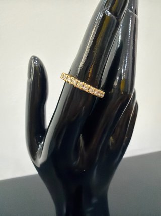 Anillo oro 18k con brillantes