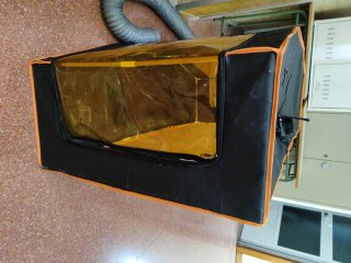 Cubierta para cortadora láser