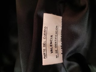Abrigo Vintage Negro Piel natural
