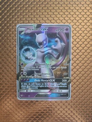 Carta Pokémon Mewtwo GX 190 PS