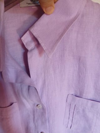 Camicia donna maniche corte taglia comoda