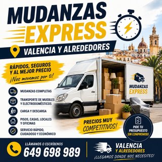 MUDANZAS EXPRESS – VALENCIA Y ALREDEDORES