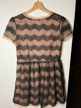 Abito midi La Redoute beige e nero