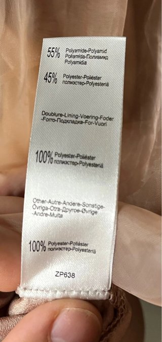 Abito midi La Redoute beige e nero