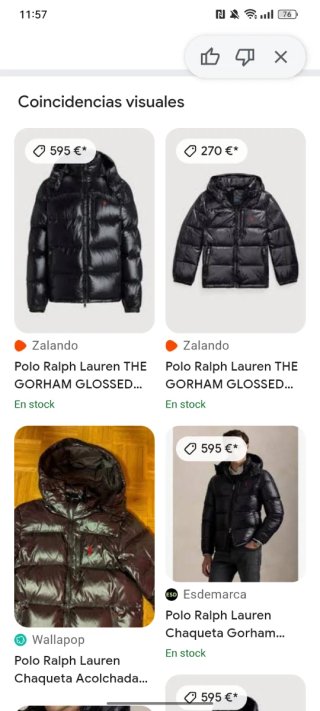 Chaqueta Polo Ralph Lauren brillante