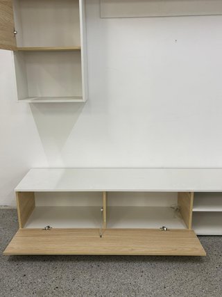 Mueble salón modular con estantes