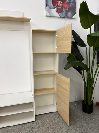 Mueble salón modular con estantes