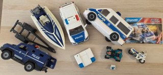 Lote Playmobil Policía Vehículos