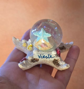 Palla di vetro souvenir Vieste