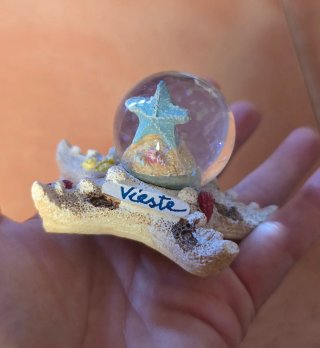 Palla di vetro souvenir Vieste