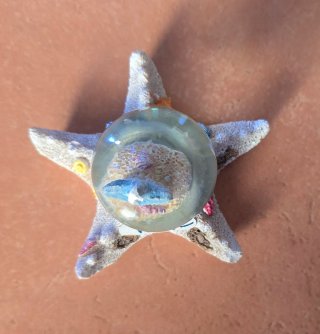 Palla di vetro souvenir Vieste