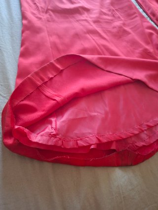 Vestido fiesta rojo talla 50
