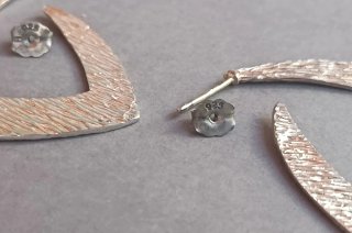 Pendientes Plata Triángulo