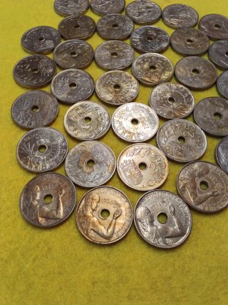 Monedas antiguas  españolas. 1925/1927/1934/1937