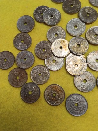 Monedas antiguas  españolas. 1925/1927/1934/1937