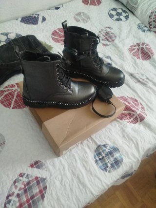 Botas militares Giossepo negras talla 38