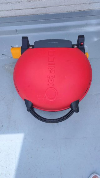 Barbacoa Portátil Roja y Negra