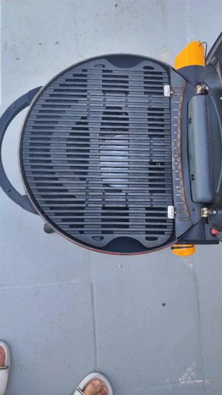 Barbacoa Portátil Roja y Negra