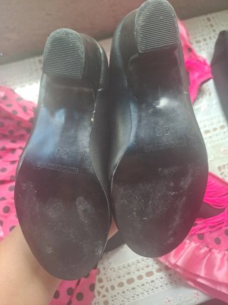 Traje Flamenco Niña Talla 4 + Zapatos y Medias