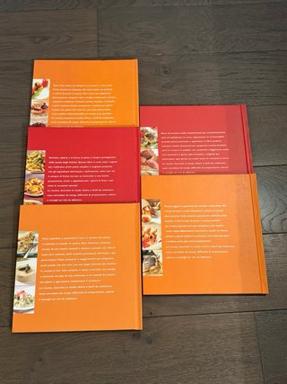 catena di libri con ricette