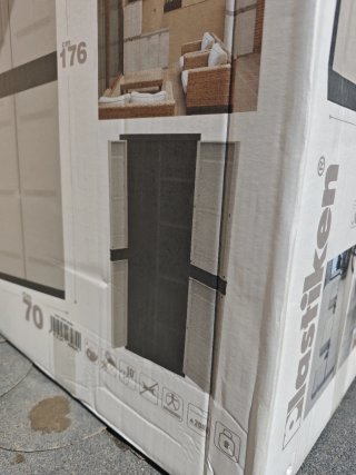Mueble Plastiken Resina Beige/Gris