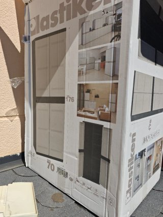 Mueble Plastiken Resina Beige/Gris