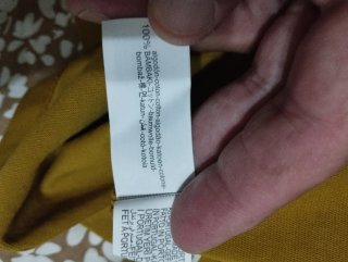 Maglietta uomo Zara senape