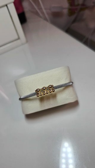 Pulsera Tous Acero Inoxidable Oro y Plata