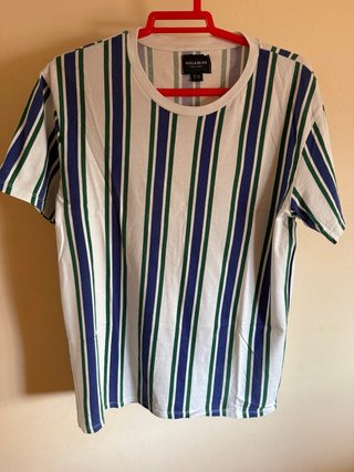 Camiseta Pull&Bear Rayas Verticales Talla M