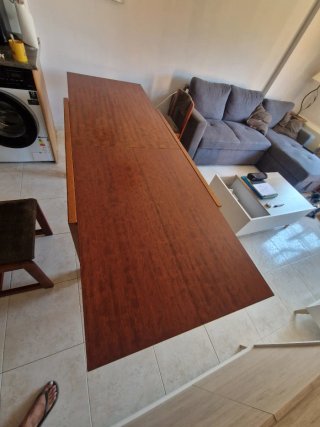 Mesa de comedor merendero extensible
