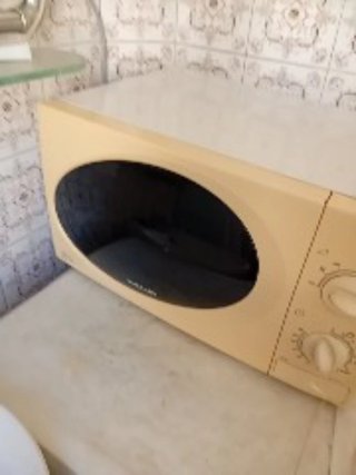 Microondas blanco funciona bien